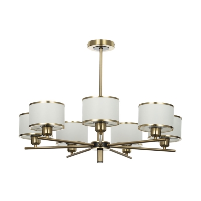 Citilux ALTON CL421273 Люстра на штанге с белыми абажурами