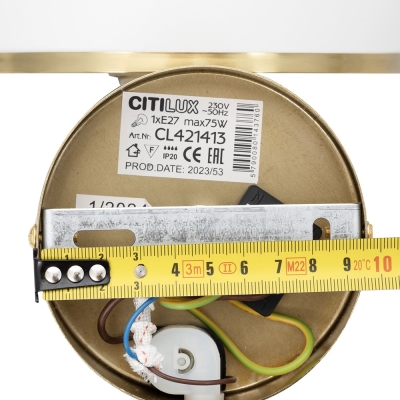 Citilux ALTON CL421413 Бра с белым абажуром и выключателем