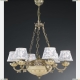 Люстра L 7034/6+2 ★Reccagni Angelo, 8 x 60Вт☀, Бронза► — Купить▼