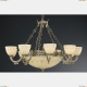 Люстра L 7054/10+4 ★Reccagni Angelo, 14 x 60Вт☀, Бронза► — Купить▼