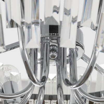 Citilux Вестерос CL307180 Люстра хрустальная потолочная Хром