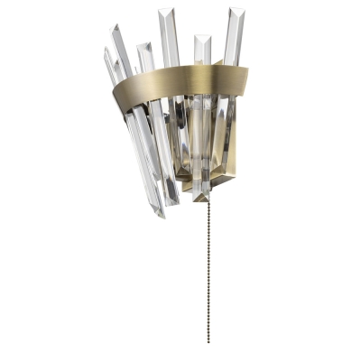 Citilux Вестерос CL307313 Бра хрустальное с выключателем Бронза