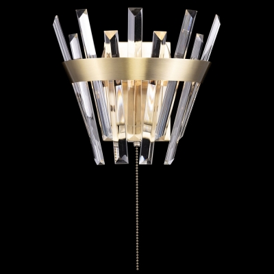 Citilux Вестерос CL307313 Бра хрустальное с выключателем Бронза