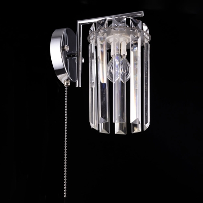 Citilux AXIS CL313411 Бра хрустальное с выключателем Хром