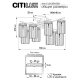 Citilux AXIS CL313281 Люстра хрустальная потолочная Хром