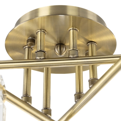 Citilux AXIS CL313263 Люстра хрустальная потолочная Бронза