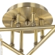 Citilux AXIS CL313263 Люстра хрустальная потолочная Бронза