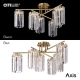 Citilux AXIS CL313263 Люстра хрустальная потолочная Бронза
