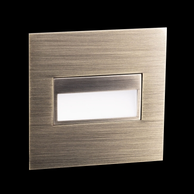 Citilux Скалли CLD007K3 LED Встраиваемый светильник лестничный Бронза