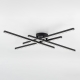 Citilux Стиг CL203141 LED Люстра потолочная с пультом Чёрная