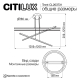 Citilux Trent CL203731 LED Люстра подвесная с пультом Чёрная