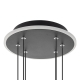Citilux Trent CL203731 LED Люстра подвесная с пультом Чёрная