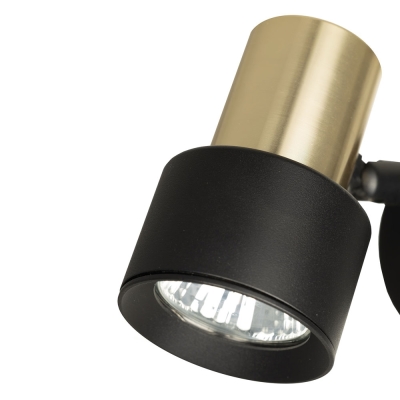 Citilux SAT CL505611 Спот поворотный с выключателем Чёрный+Золото