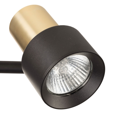 Citilux SAT CL505621 Спот поворотный с выключателем Чёрный+Золото