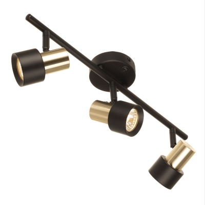 Citilux SAT CL505631 Спот поворотный с выключателем Чёрный+Золото