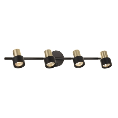 Citilux SAT CL505641 Спот поворотный с выключателем Чёрный+Золото
