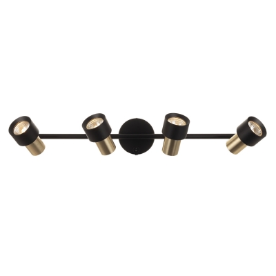 Citilux SAT CL505641 Спот поворотный с выключателем Чёрный+Золото