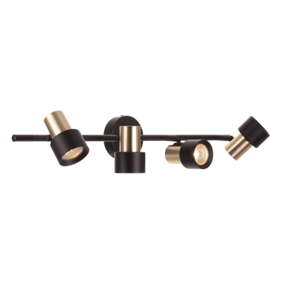 Citilux SAT CL505641 Спот поворотный с выключателем Чёрный+Золото