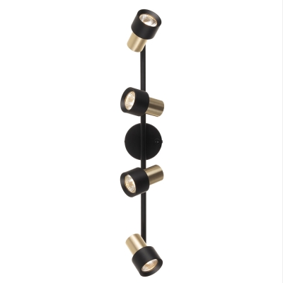 Citilux SAT CL505641 Спот поворотный с выключателем Чёрный+Золото