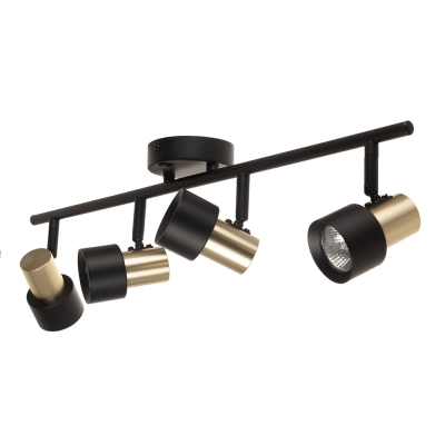 Citilux SAT CL505641 Спот поворотный с выключателем Чёрный+Золото