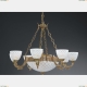 Люстра L 7152/8+3 ★Reccagni Angelo, 11 x 60Вт☀, Золото► — Купить▼