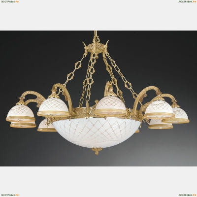 Люстра L 7202/10+4 ★Reccagni Angelo, 14 x 60Вт☀, Слоновая кость► — Купить▼