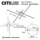 Citilux Trent CL203640 LED Люстра потолочная с пультом Белая