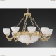Люстра L 7252/10+4 ★Reccagni Angelo, 14 x 60Вт☀, Слоновая кость► — Купить▼