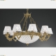 Люстра L 7432/10+4 ★Reccagni Angelo, 14 x 60Вт☀, Бронза► — Купить▼