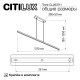 Citilux Trent CL203711 LED Светильник подвесной с диммером Чёрный