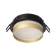 Citilux Hardy CL002D14 Встраиваемый светильник Чёрный+Золото