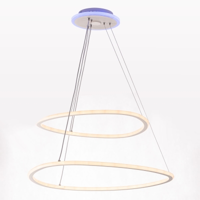Citilux ТRIO CL215B060E LED Люстра подвесная с пультом Белая