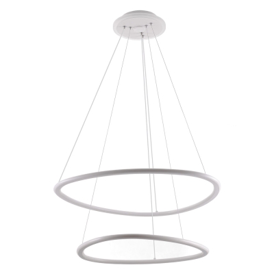 Citilux ТRIO CL215B060E LED Люстра подвесная с пультом Белая