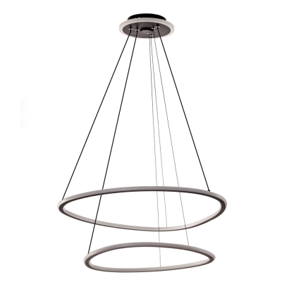 Citilux ТRIO CL215B061E LED Люстра подвесная с пультом Чёрная