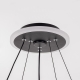Citilux ТRIO CL215B061E LED Люстра подвесная с пультом Чёрная