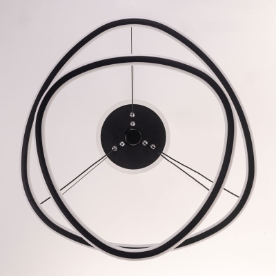 Citilux ТRIO CL215B061E LED Люстра подвесная с пультом Чёрная