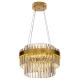 Citilux Sheldon CL339143 LED Люстра хрустальная с пультом Бронза