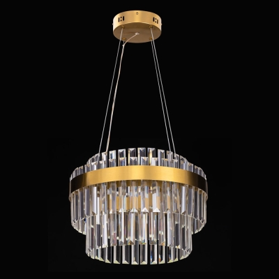 Citilux Sheldon CL339143 LED Люстра хрустальная с пультом Бронза