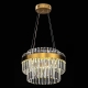 Citilux Sheldon CL339143 LED Люстра хрустальная с пультом Бронза