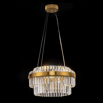 Citilux Sheldon CL339153 LED Люстра хрустальная с пультом Бронза