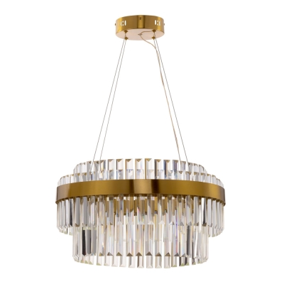 Citilux Sheldon CL339153 LED Люстра хрустальная с пультом Бронза