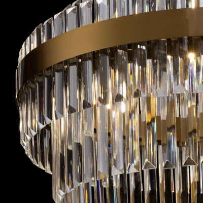 Citilux Sheldon CL339163 LED Люстра хрустальная с пультом Бронза