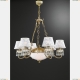 Люстра L 8281/6+2 ★Reccagni Angelo, 8 x 60Вт☀, Бронза► — Купить▼