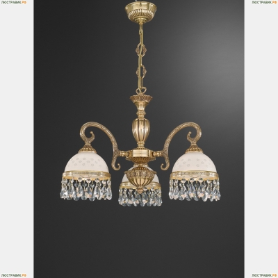 Люстра L 8301/3 ★Reccagni Angelo, 3 x 60Вт☀, Золото► — Купить▼