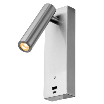 Citilux Декарт CL704432 LED USB Светильник с выключателем Матовый Хром