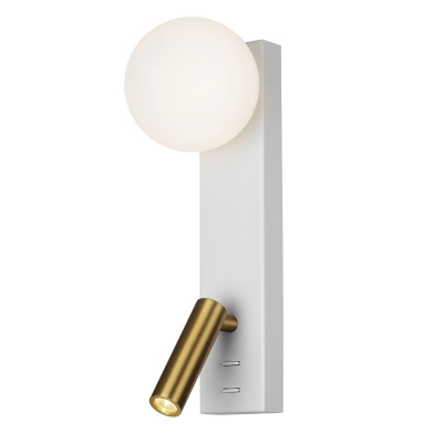 Citilux Декарт CL704450 LED Светильник с выключателем Белый+Бронза