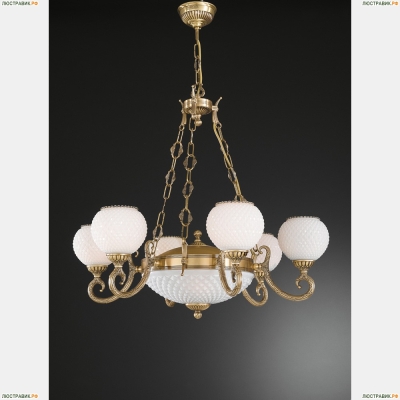 Люстра L 8450/6+2 ★Reccagni Angelo, 8 x 60Вт☀, Бронза► — Купить▼