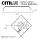 Citilux NORMA CL748K301 LED Светильник с подсветкой Чёрный