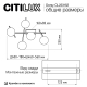 Citilux DORSY CL223152 LED Люстра поворотная Чёрная