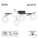 Citilux DORSY CL223152 LED Люстра поворотная Чёрная